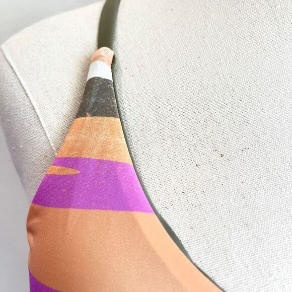 PrAna Willow Falls Reversible Swim Top Orange Pink Green NWT Size XS - Picture 4 of 11